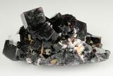 Purple Cubic Fluorite Cluster - Okorusu Mine, Namibia #191981-1